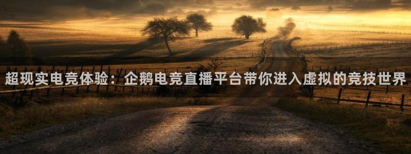 nba河豚体育直播：超现实电竞体验：企鹅电竞直播平台带你进入虚拟的竞技世界