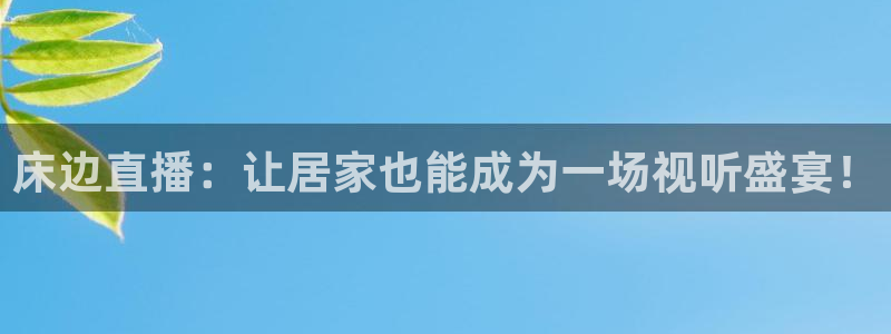 河豚直播nba：床边直播：让居家也能成为一场视听盛宴！